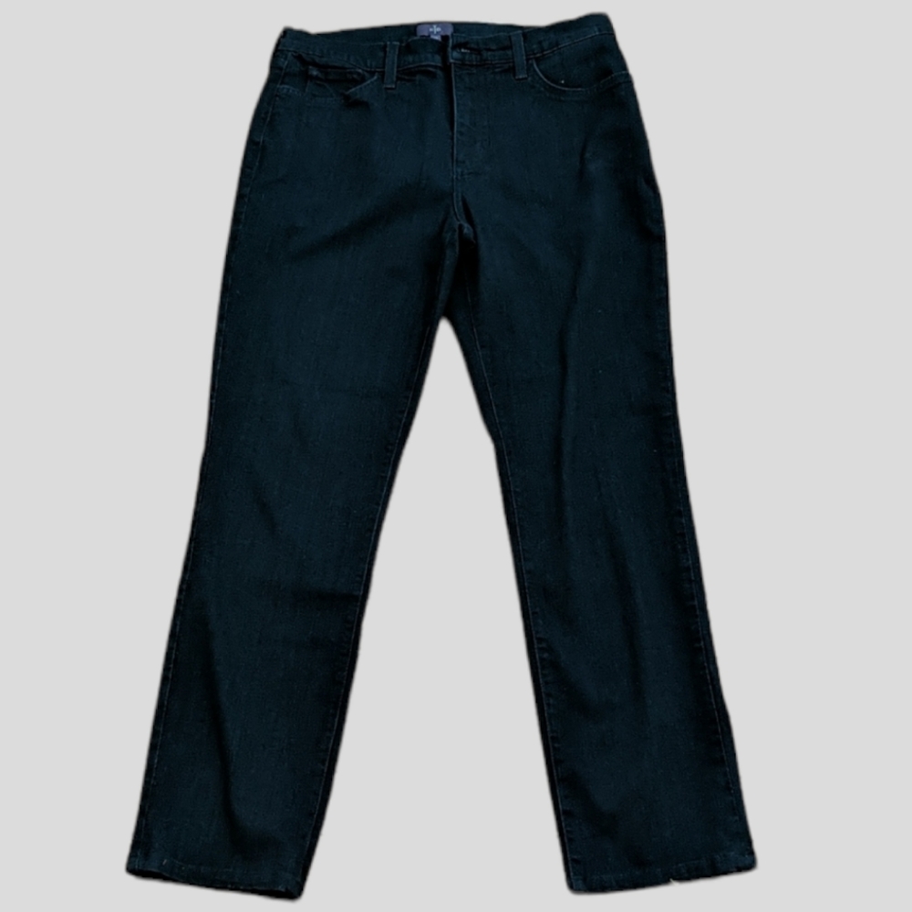 NYDJ, straight leg, dark wash .Size 10